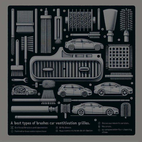 Quels sont les meilleurs types de brosses pour le nettoyage des grilles d'aération de voiture ?
