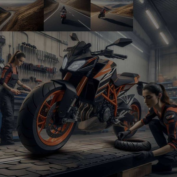 Comment effectuer le rodage des pneus d'une nouvelle KTM 890 Duke R pour une adhérence optimale ?